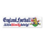 England Football King Lion by Mudge Studios Bumper Sticker