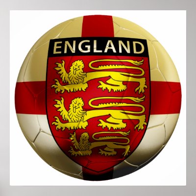 England Football Poster by myworldcup