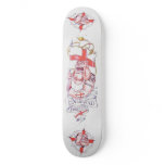 England Forever Bulldog Tattoo Skateboard