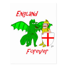 England Forever Post Card