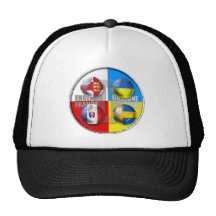 England France Sweden Ukraine Football Flag 2012 Mesh Hats