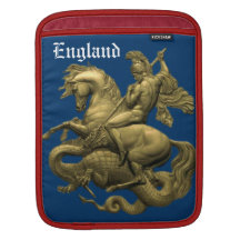 England ~ George And The Dragon ~ Vintage Sleeves For iPads