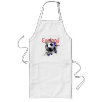 England Grunge football gifts for three lions fans Apron
