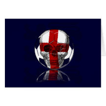 England Hardcore football fans gifts Greeting Card