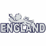 England Lion Embroidered mens polo