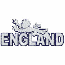 England Lion Embroidered mens polo