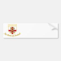 England,Lions,The Home of Football (Soccer)Badge-w Bumper Stickers