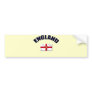 England logo st Georges flag gear Bumper Sticker
