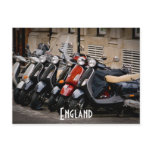 England Motorbike Postcard