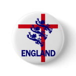 England Royal standard and St George cross Pin