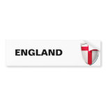 England Shield Bumper Stickers