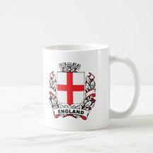 England Shield Coffee Mugs