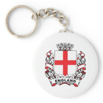 England Shield Keychain