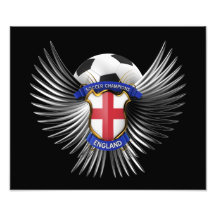 England Soccer Champions Photo Print