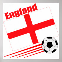 England Soccer Team Posters
