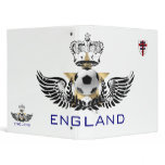 England Soccer three lions shield Binders