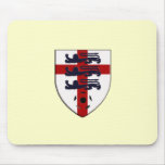 England Soccer three lions shield Mouse Pad