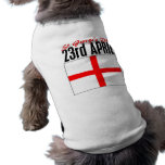 England, St George's Day Pet T-shirt