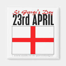 England, St George's Day Fridge Magnet