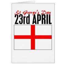 England, St George's Day Greeting Card