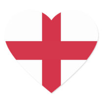 england heart sticker