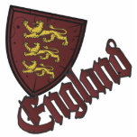 England Three Lions Wooden Shield Photo Cut Out