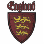 England Three Lions Wooden Shield Photo Cutout