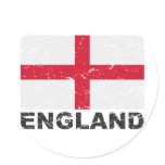 England Vintage Flag Sticker