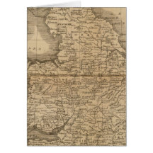 England, Wales 5 Greeting Card