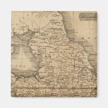 England, Wales 5 Refrigerator Magnet