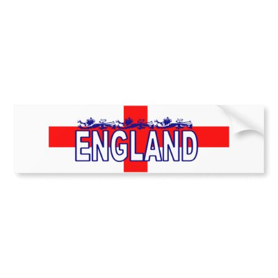 England WC2010 Bumper Sticker by Auslandesign