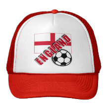 ENGLAND World Soccer Fan Tshirts Trucker Hat