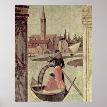 English ambassador at king by Vittore Carpaccio Poster