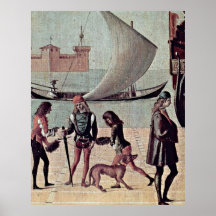 English ambassador at king by Vittore Carpaccio Print