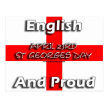 English And Proud Post Card