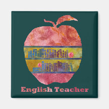 English Apple Fridge Magnets