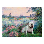 English Bulldog 9 - By the Seine Post Card