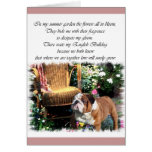 English Bulldog Art Gifts Greeting Card
