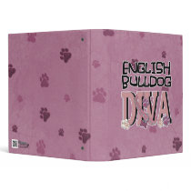 English Bulldog DIVA Binders