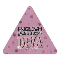English Bulldog DIVA Stickers