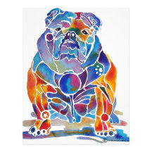 English Bulldog Letterhead