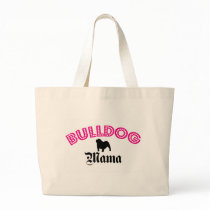 English Bulldog Mama Tote Bags