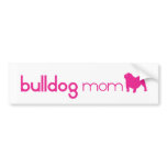 English Bulldog Mom bumper stickers