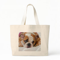 English bulldog puppy bags