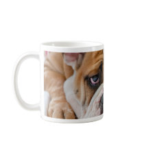 English bulldog puppy mug