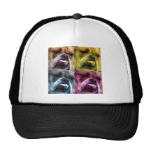 English bulldog trucker hat