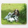 English Cocker Spaniel and Puppies Mousepad
