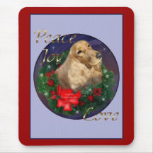 English Cocker Spaniel Christmas Gifts Mousepad