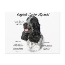 English Cocker Spaniel (parti) History Design