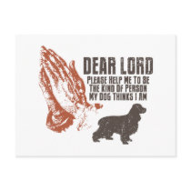 English Cocker Spaniel Postcard